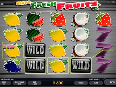 More Fresh Fruits — Слот More Fresh Fruits с сочными фруктами, классическими семёрками и фриспинами